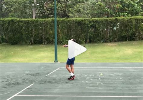 Novak Djokovic Playing In The Rain In The Dominican Republic Tennis