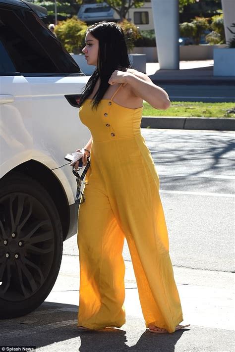 Ariel Winter Slips Her Hourglass Curves Into A Easter Themed Yellow