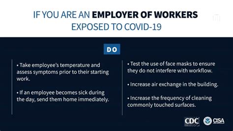 Ensure the following respiratory hygiene measures: New CDC guidance for essential workers, employers during coronavirus