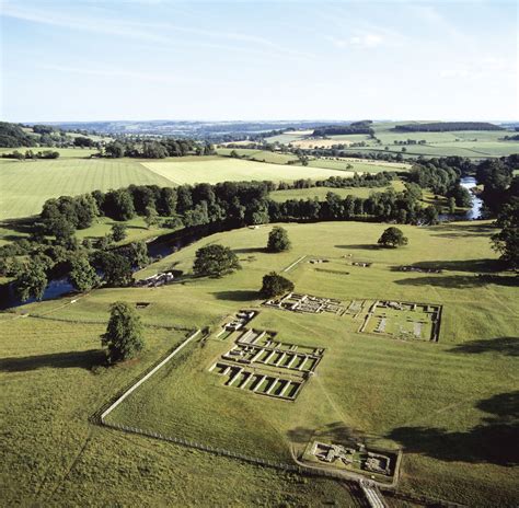 Chesters Roman Fort From The Sky Photo Copyright English Heritage Roman
