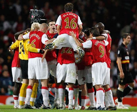 Arsenals Greatest Champions League Victories Sports Pictures From