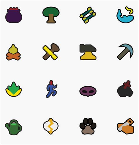 Old School Runescape Skill Icons Hd Png Download Transparent Png