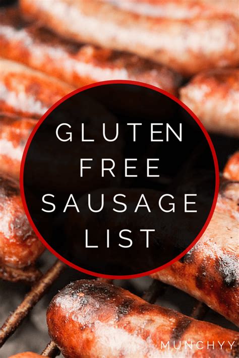 Gluten Free Sausage The Ultimate Guide Munchyy Gluten Free