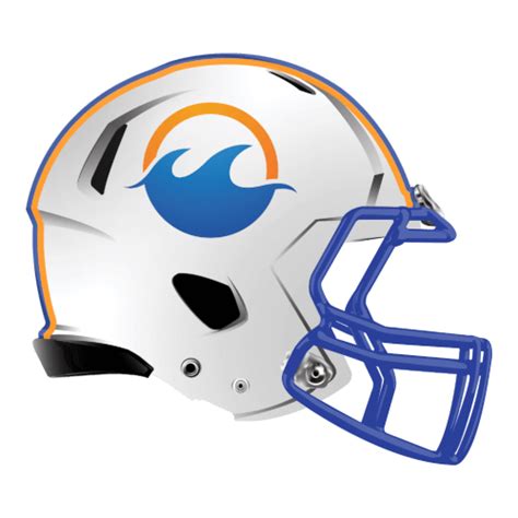 Waves fantasy football Logo helmet | Fantasy football logos, Football logo, Football