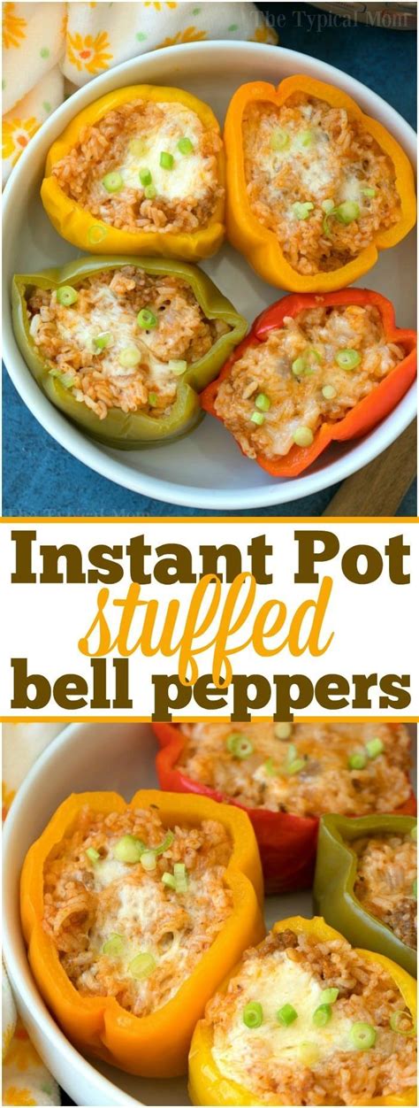 The turkey is seasoned with a variety of herbs and spices, and a remove the turkey breast to a plate and place the rack in the instant pot. These easy Instant Pot stuffed peppers will be your ...