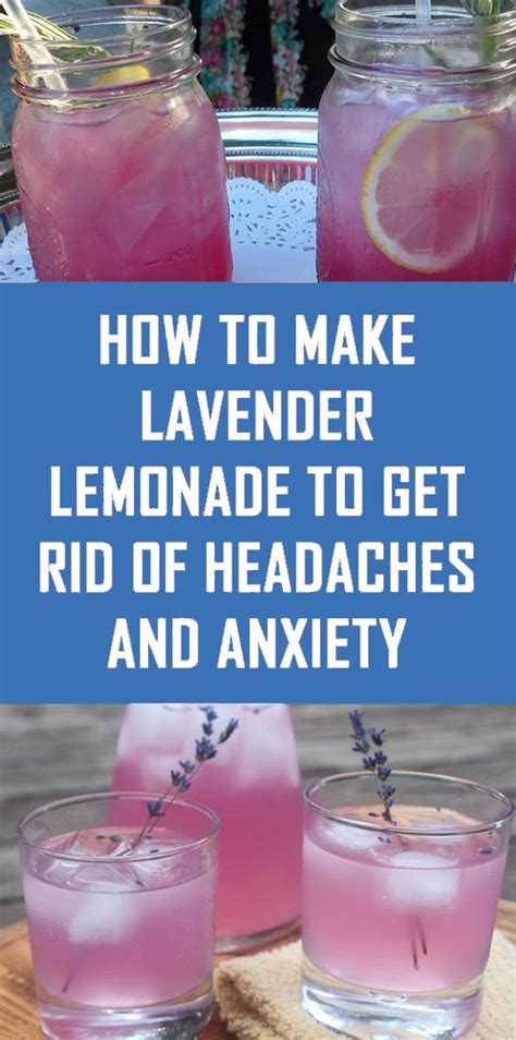 This Lavender Lemonade Recipe Helps Relieve Headaches Migraines And