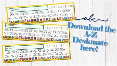 Alphabet Strip Free Printable Free Printable Templates