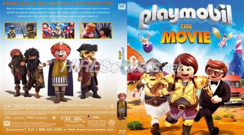 Playmobil The Movie 2019 Custom Blu Ray Cover Custom Dvd Movie