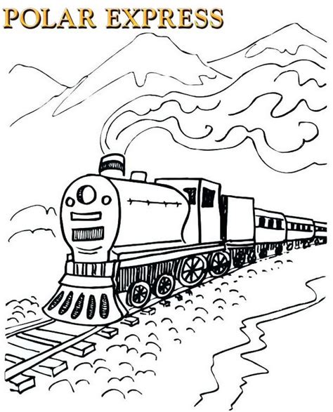 polar express coloring page Polar express coloring pages kids