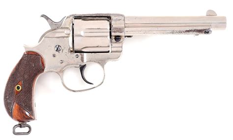 A English Cased Colt Model 1878 455 Eley Double Action Revolver With