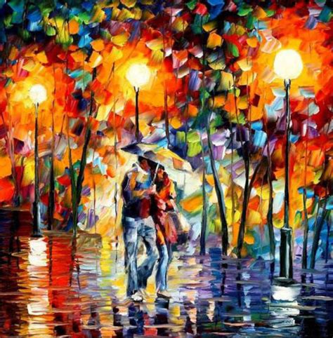 Πίνακες Ζωγραφικής Περπατώντας στη βροχή