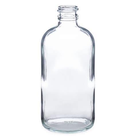8 Oz Clear Glass Boston Bottles Cap Not Included Berlin