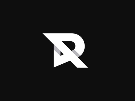 R Typographic Logo Design Initials Logo Design Letter Logo Design