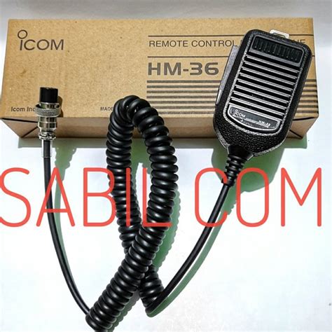 Jual Microphone Icom Hm 36 Extramic Radio Hf Ssb Icom Ic 718 Ic 756 Pro