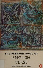 The Penguin Book Of English Verse Hayward John Editor Free Download Borrow