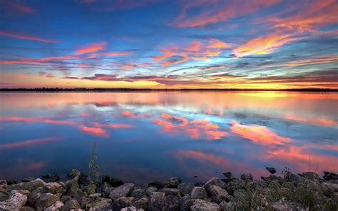 High Quality Desktop Wallpaper Of River Photo Of Sunset