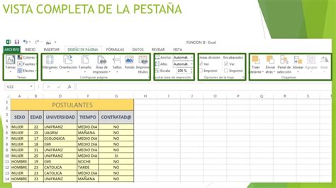 Presentacion De Diseño De Pagina Excel 2013