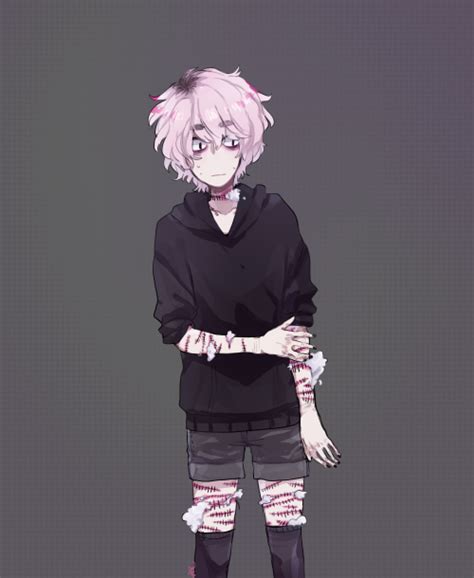 Pastel Soft Guro Anime Boy Art Personajes Dibujos Arte