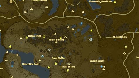 Legend Of Zelda Breath Of The Wild Map Tips And Tricks To Survive