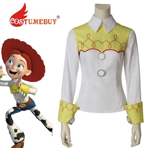 Costumebuy Cartoon Movie Toy Story Jessie Cosplay Top Costume Shirt