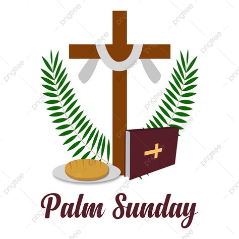 Palm Sunday Religious Clipart Hd Png Palm Sunday Vector Design Leaf