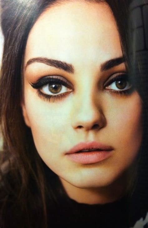 Mila Kunis Cat Eyes Makeup Inspiration Makeup Mila Kunis