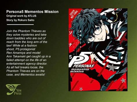 Persona 5 Mementos Mission Manga And Persona 5 A La Carte Comic