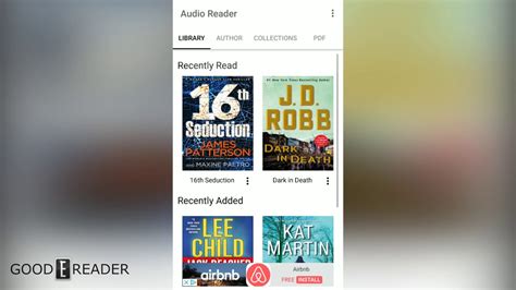 Audiobook Reader By Good E Reader Review Youtube