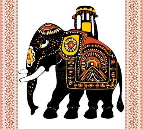Vector Of Festive Indian Elephant Elephant Artwork Elephant Art