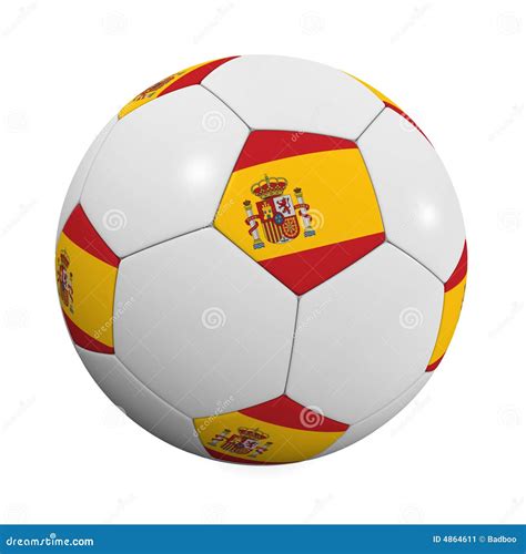 Spanish Soccer Ball Stock Image Image 4864611