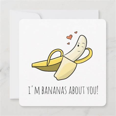 Im Bananas About You Valentines Card In 2021 Funny Valentines Cards Valentine