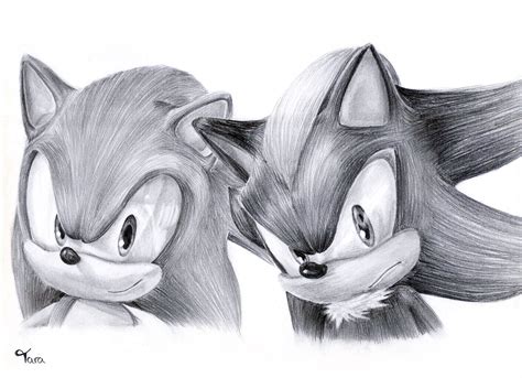 Shadow The Hedgehog Vs Sonic The Hedgehog Drawings