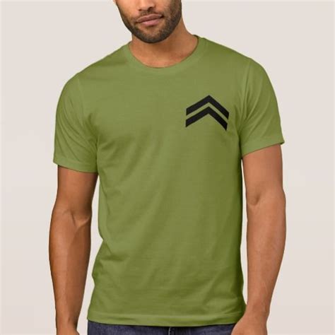 The Corporal Army Green T Shirt By Onitees Shirts T Shirt Shirt Designs
