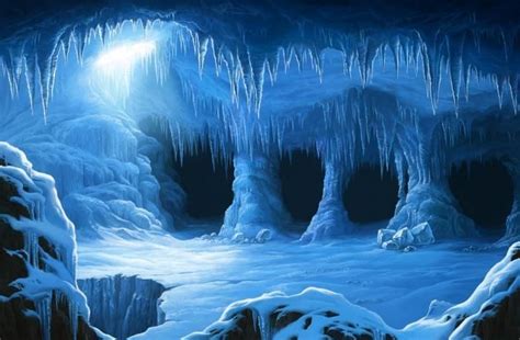 Snow And Ice Fire And Ice Ice Bubble Lost Horizon Game Background