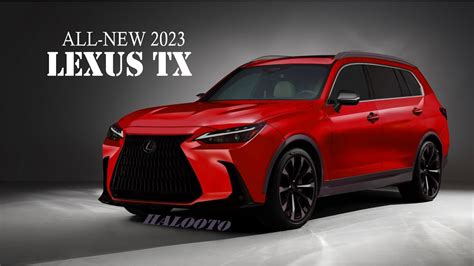 All New 2023 Lexus Tx Next Generation Suv 3 Rows Replacement Rx L