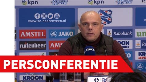 The referee of the az vs heerenveen match on 14 february 2021 is d. Persconferentie sc Heerenveen - AZ - YouTube