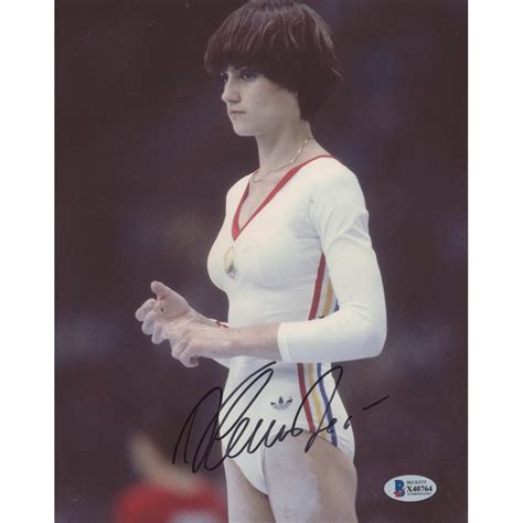 Nadia Comaneci Signed 8x10 Photo Beckett COA Pristine Auction