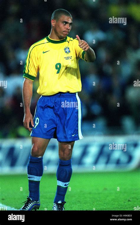 Ronaldo Brazil 16 June 1998 Stock Photo Alamy