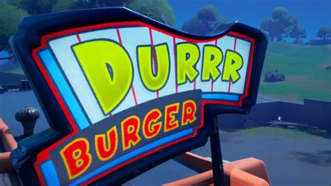 This Version Of The Durr Burger Sign Should Be In The Restaurants Prop