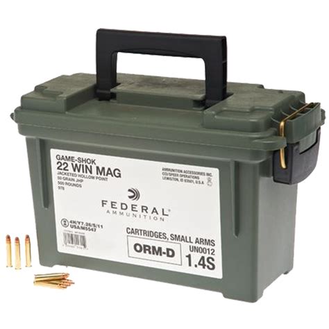 Federal Game Shok Rimfire Ammunition 22 Lr 25 Gr 12 50