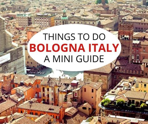 Best Things To Do In Bologna Italy Flipboard