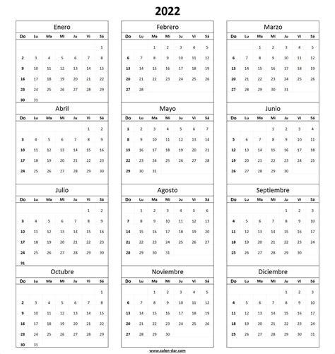 Calendario 2022 Chile Calendario Gratis
