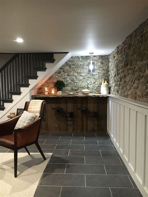 Grungy 1700s Basement Turned Bar Hangout Space Stone House Revival