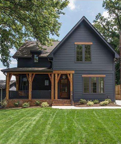 Add A Twist To The Traditional Weatherboard Look With Dark Paint