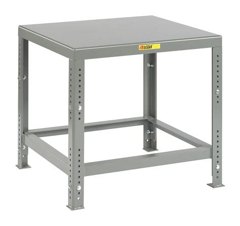 Little Giant Adjustable Height Work Table Steel 30 In Depth 30 In To