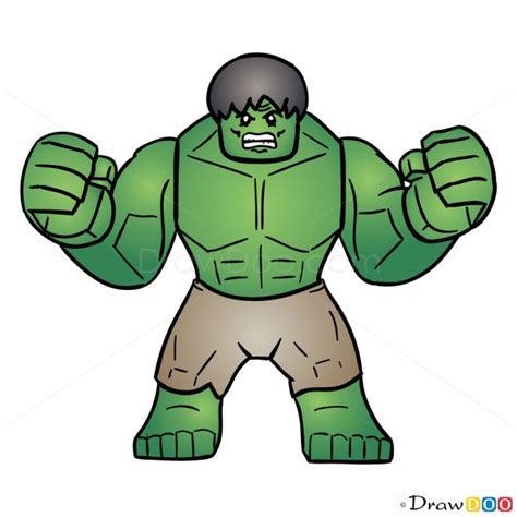 How To Draw Hulk Lego Super Heroes How To Draw Drawing Ideas Draw