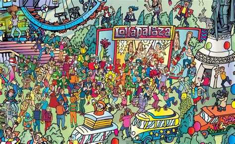 Challenges you to hunt down particular characters, objects or scenes. Find your favorite musicians in this Where's Waldo?-style ...