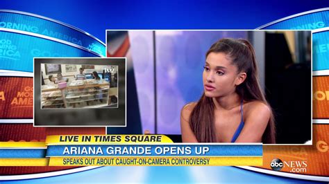 Ariana Grande Talks Doughnutgate My Behavior Was Very Offensive