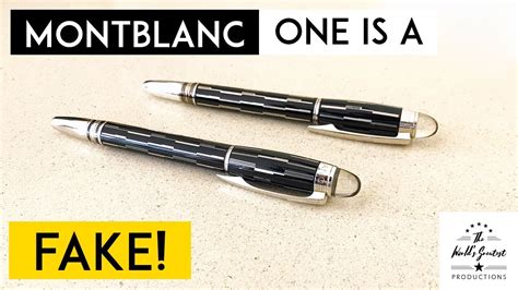 Shop the range of luxury writing pens, pencils and screenwriters today. FAKE MONTBLANC STARWALER BLACK MYSTERY PEN - YouTube
