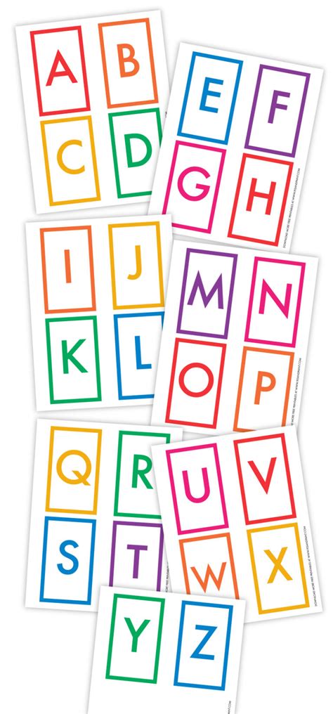 Alphabet Flash Cards Free Printable 10 621